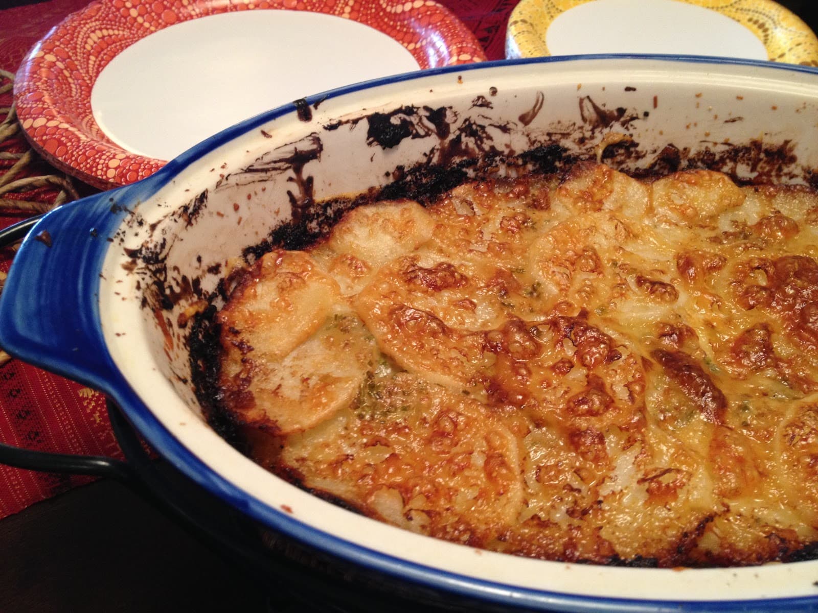Guy's Night Gratin Potatoes with Leeks and Gruyere