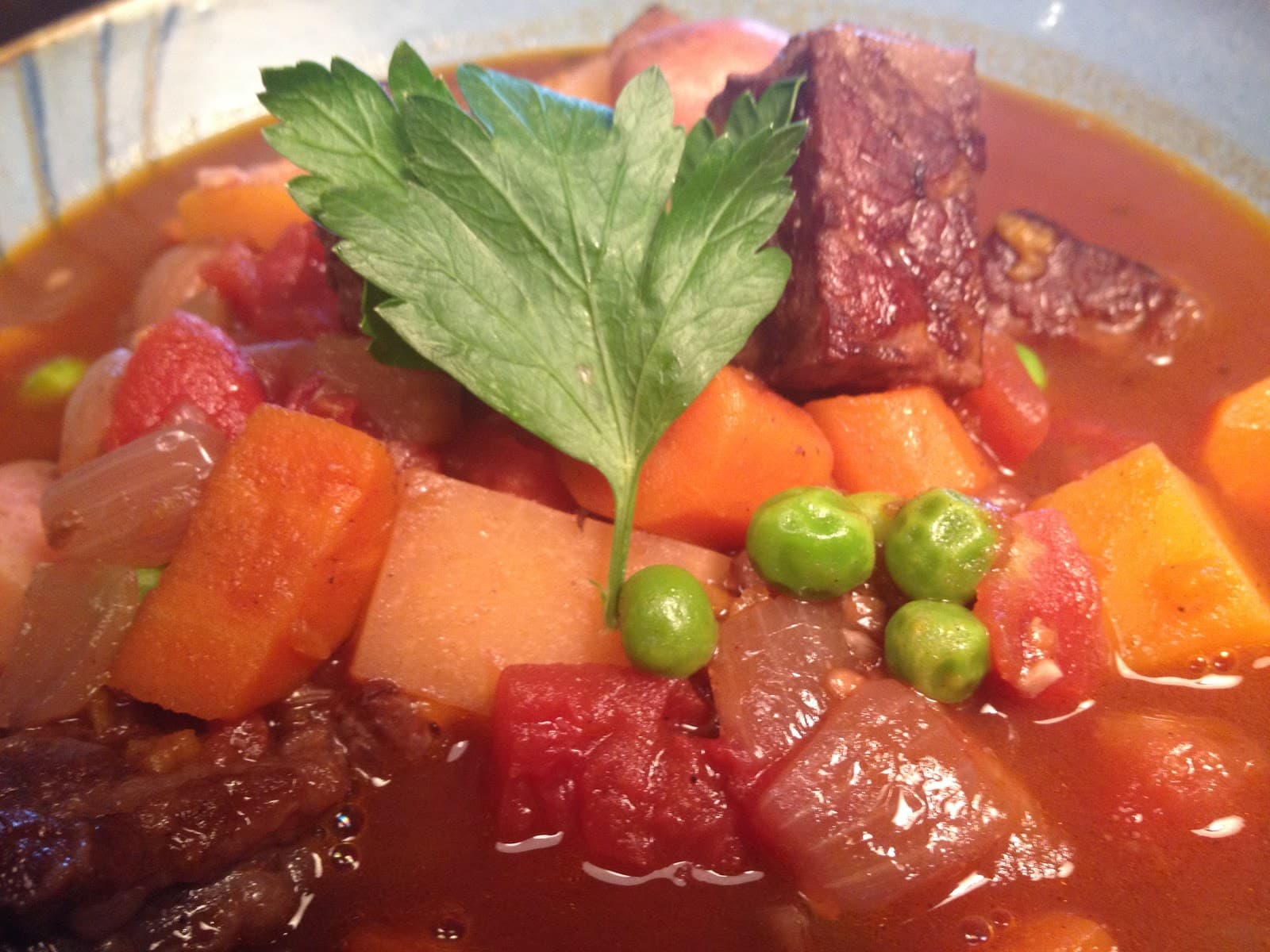 Weather Getting You Down? Don't Get Mad, Get Stewed: Rib Eye Stew with Butternut Squash