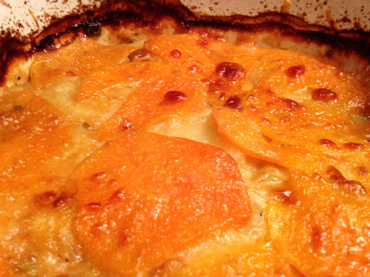 Turnip the Heat: Thanksgiving Gratin with Root Vegetables & Chanterelles