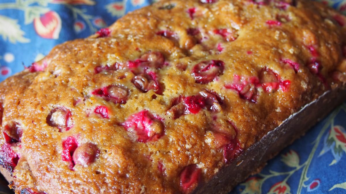 Mary's Festive Cranberry-Walnut Bread